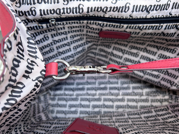 <50%OFFSALE>guardant 6color ノットトートバッグ RED 10枚目の画像