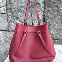 <50%OFFSALE>guardant 6color ノットトートバッグ RED 7枚目の画像