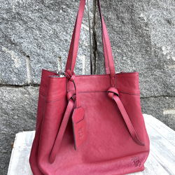 <50%OFFSALE>guardant 6color ノットトートバッグ RED 3枚目の画像