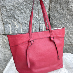 <50%OFFSALE>guardant 6color ノットトートバッグ RED 2枚目の画像