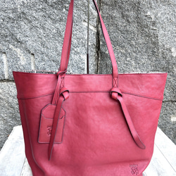 <50%OFFSALE>guardant 6color ノットトートバッグ RED 1枚目の画像