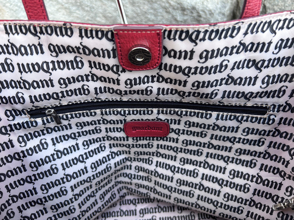 <50%OFFSALE>guardant 6color ノットトートバッグ RED 12枚目の画像