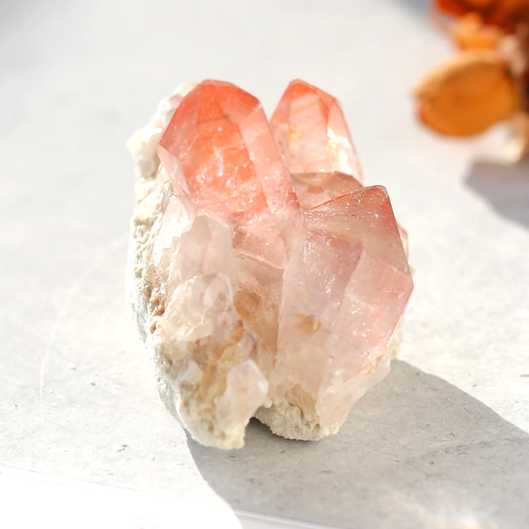 ディープピンクレムリアンシード ディアマンティーナ産 天然石 水晶 鉱物 一点物 13枚目の画像