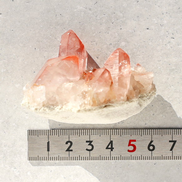 ディープピンクレムリアンシード ディアマンティーナ産 天然石 水晶 鉱物 一点物 19枚目の画像