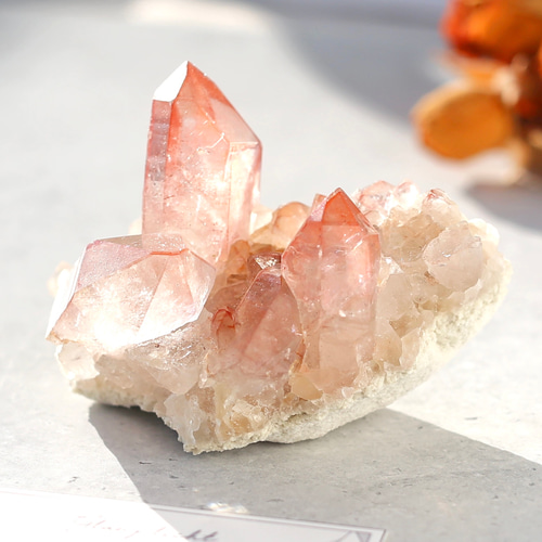 ディープピンクレムリアンシード 天然石 水晶 鉱物 一点物
