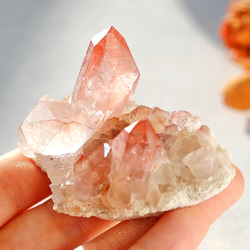 ディープピンクレムリアンシード ディアマンティーナ産 天然石 水晶 鉱物 一点物 5枚目の画像