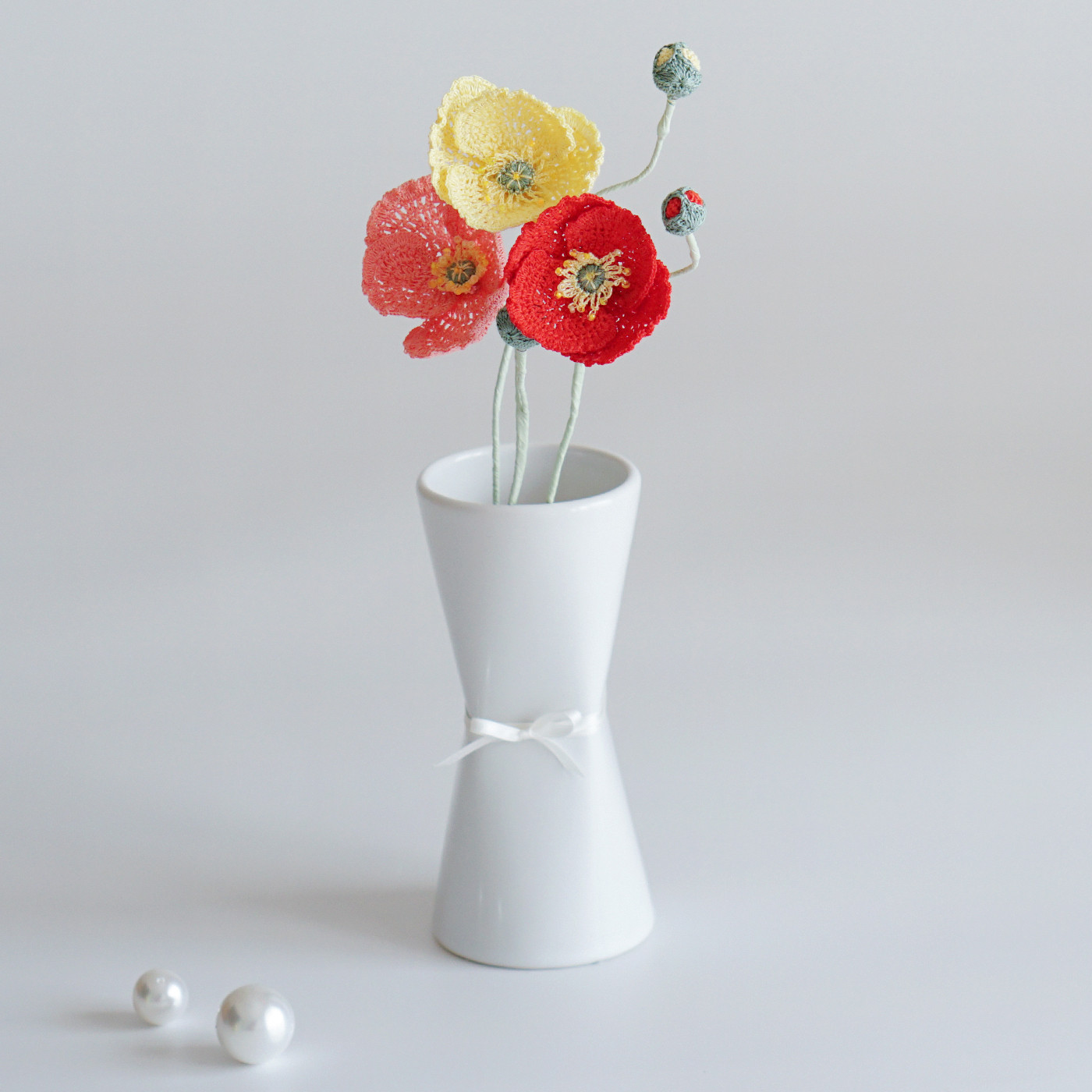 【クロッシェフラワーブーケ】お日様の妖精たち