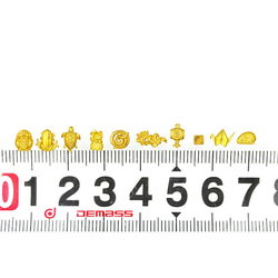 【純金 亀のお守り(大)約1g】御守り 金を招く・ 縁起物 ・長寿 3枚目の画像