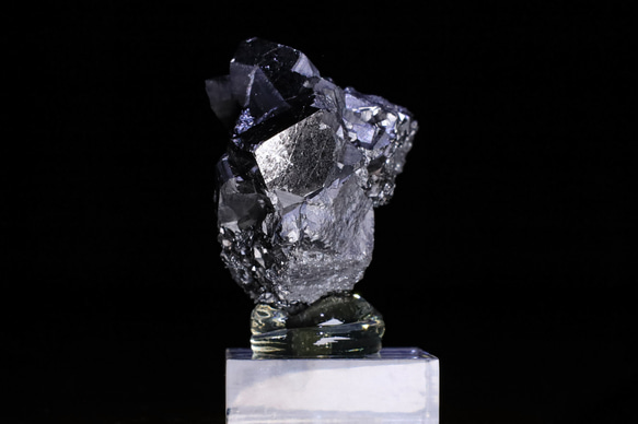 世界最大のマンガン鉱床産 ビクスビ鉱 クラスター 72g 金属元素が主 希少鉱物 黒光り美 天然石 結晶 鉱物 標本 9枚目の画像