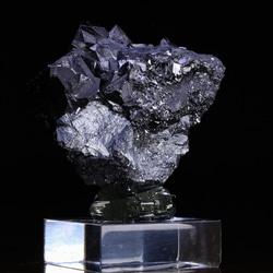 世界最大のマンガン鉱床産 ビクスビ鉱 クラスター 72g 金属元素が主 希少鉱物 黒光り美 天然石 結晶 鉱物 標本 7枚目の画像