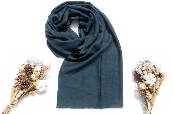 カシミヤ カシミア ニット スカーフ ピュア ウール スカーフ 手編みスカーフ ニットスカーフ - グラス クリスマス 交換ギフ 14枚目の画像