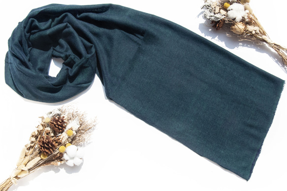 カシミヤ カシミア ニット スカーフ ピュア ウール スカーフ 手編みスカーフ ニットスカーフ - グラス クリスマス 交換ギフ 11枚目の画像
