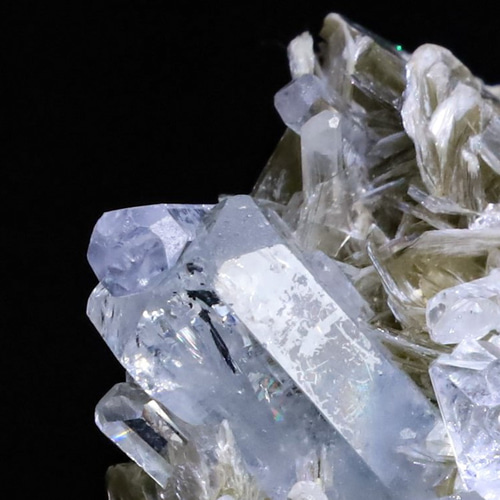 アクアマリン マスコバイト 鉱物 標本 原石 アクアマリン マスコバイト 鉱物 標本 原石