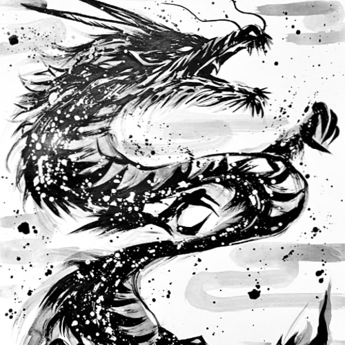 墨絵】ドラゴン 絵画 藍禅-aiZen- 通販 16856066|Creema(クリーマ) 墨絵】ドラゴン 絵画 藍禅-aiZen- 通販 16856066|Creema(クリーマ)