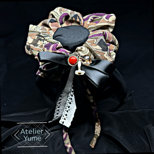 秋冬☆ブラウン♡大ぶりリボンとシュガーチョコ ドーナツ ベアとポンポンのピアス♡ 秋冬☆ブラウン♡大ぶりリボンとシュガーチョコ ドーナツ ベアと