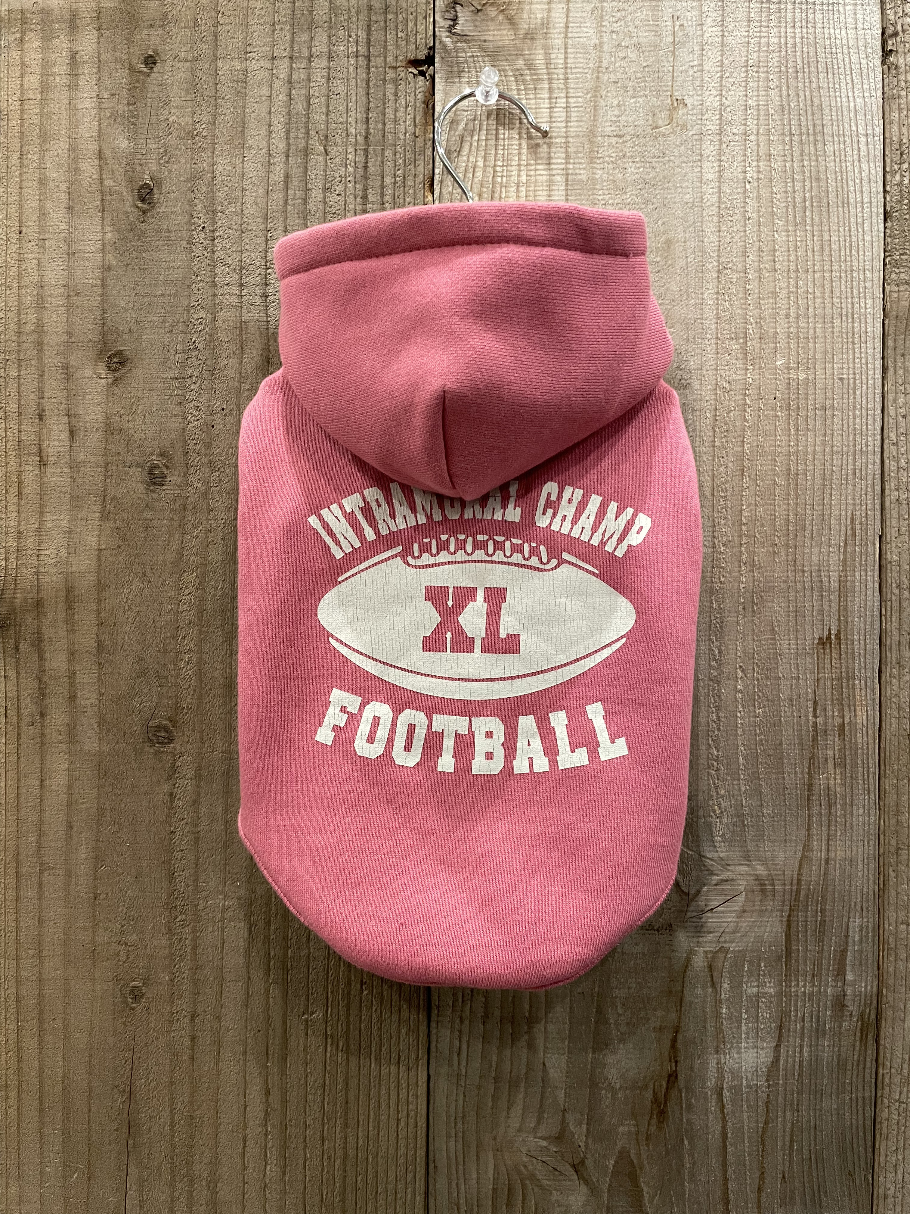 犬服　スウェットパーカー　ピンク