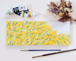 アクリル画　原画　「桜の咲く丘」　SSMサイズ　キャンバス 丘の上の一本の桜」アクリル画 原画 キャンバス SSMサイズ 風景