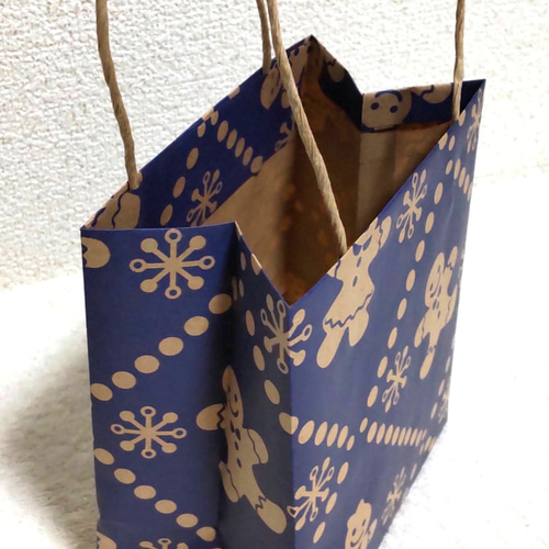 クリスマス柄 手提げ紙袋 5種類×2枚 10枚セット その他雑貨 ゆんた