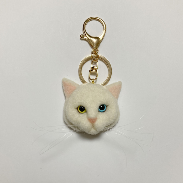 【☆むむ☆プロフィール★ 】 羊毛フェルト 猫 キーホルダー キーホルダー 】 羊毛フェルト 猫 【☆むむ☆プロフィール★