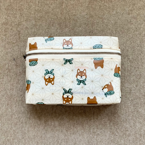 ☆おしりふきケース☆おしりふきポーチ☆除菌シートポーチ☆柴犬