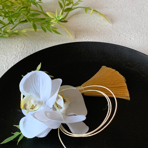 胡蝶蘭 髪飾り ヘアアクセサリー 成人式 卒業式 浴衣 アーティ