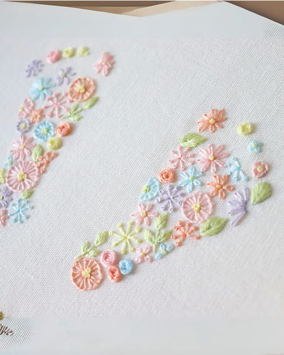 足形刺繍［シンプル］送料込 6枚目の画像