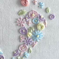 足形刺繍［シンプル］送料込 3枚目の画像