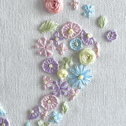 足形刺繍ボード❁シンプルver 5枚目の画像