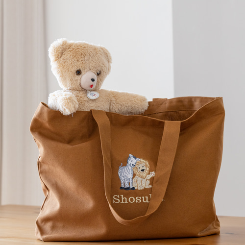 お名前刺繍入り】キャンバストートバッグ マザーズバッグ 出産祝い