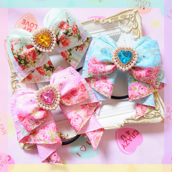 カノンリボン❤ リボンヘアゴム♡カノンリボン〜long〜♡スカーフ