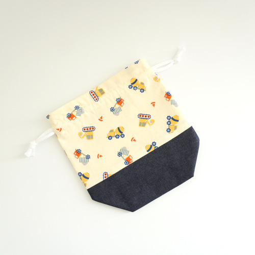 ✧人気作品✧˖°】『 はたらくくるま 』＊ お弁当袋 コップ袋