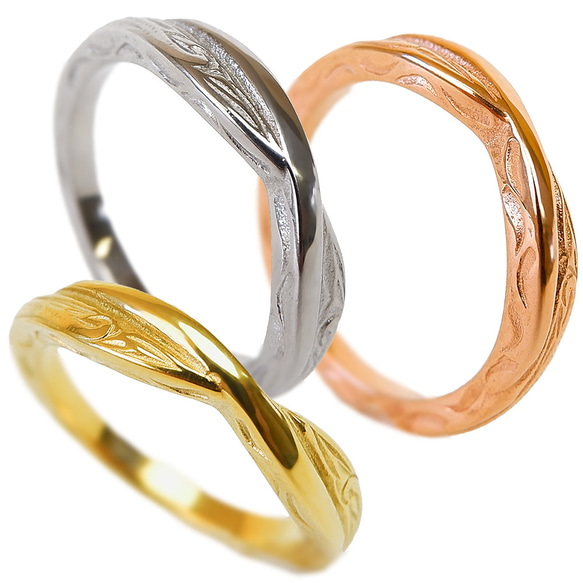 ハワジュリング ハワイアンジュエリー リング 指輪 サージカルステンレス クロス 細身