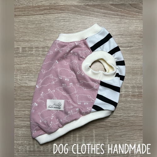 犬服 ぶたさん maffon タンクトップ ハンドメイド ペット服
