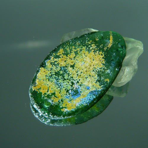 R100 【時の欠片】アフガニスタン出土 ☆銀化☆ローマングラス とんぼ