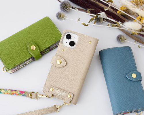 楽天市場】スマホケース手帳型 ショルダー 全機種対応 縦向き 長