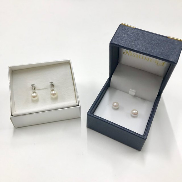 ベビーパール（4.5-5.0ｍｍ）ピアス 5枚目の画像