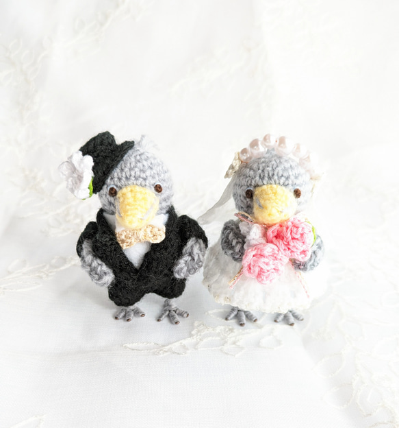 Mi様　あみぐるみ　ハシビロコウ♡ペアなど Mi様 あみぐるみ ハシビロコウ♡ペアなど Mi様 あみぐるみ