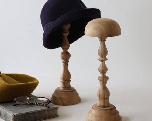 専用ぺージ　木製クラシックハットスタンド WOODEN/ハットスタンド 帽子屋さんのようなディスプレイをお家