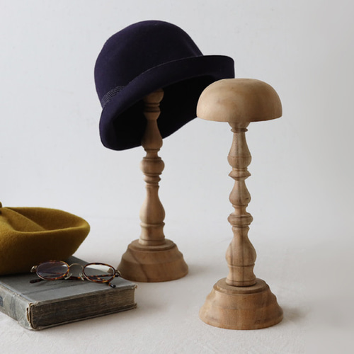 ハンドメイド】木製 キャップ、帽子スタンド 無垢材 ナチュラル家具
