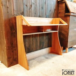 昭和レトロ古道具 木製ラダー stepladder ディスプレイ 店舗什器