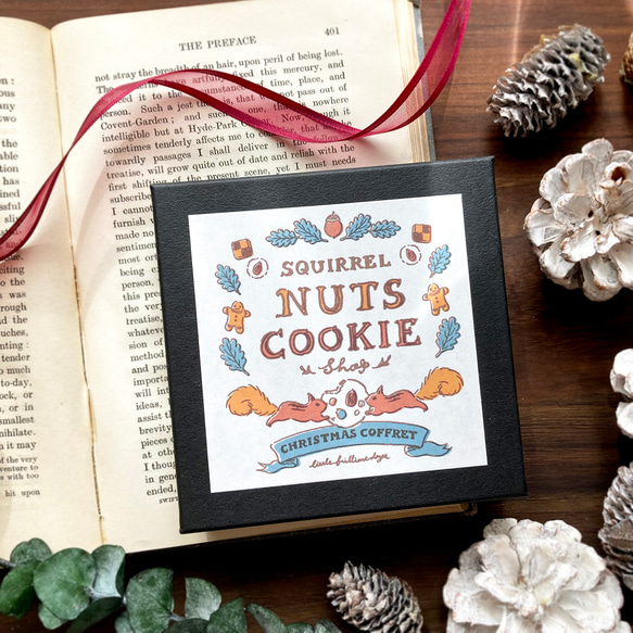 Squirrel Cookie -Christmas Coffret-｜クリスマスコフレ【りすのクッキー屋さん】バッグチ 8枚目の画像