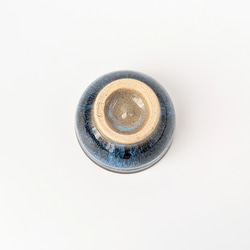 ディープブルーの番茶碗5客セット　【手仕事　民藝　和　陶器】 5枚目の画像