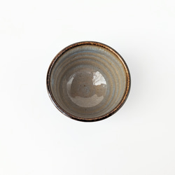 ディープブルーの番茶碗5客セット　【手仕事　民藝　和　陶器】 6枚目の画像