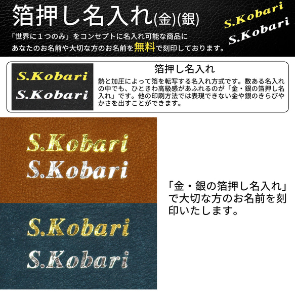 男士雙折錢包，真皮，免費刻名，小巧，盒形錢包，迷你錢包，Millefoglie P30，深綠色，駝色 第15張的照片