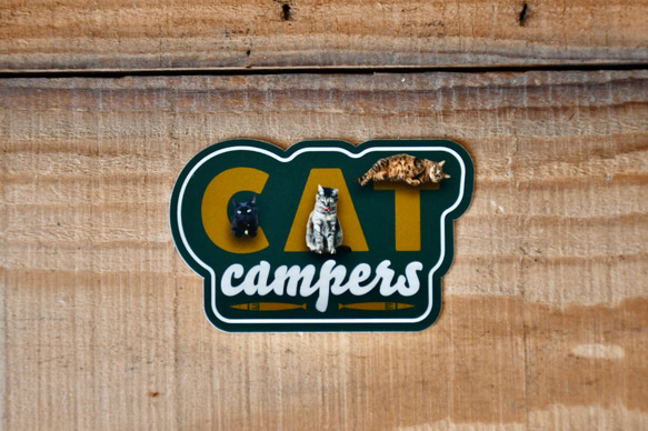 cat campersステッカー 2枚目の画像