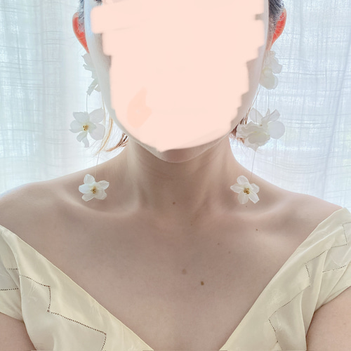 Mois ハンドメイド hyderangea イヤリング hydrangea イヤリング・ノンホールピアス Mois《モワ》 通販