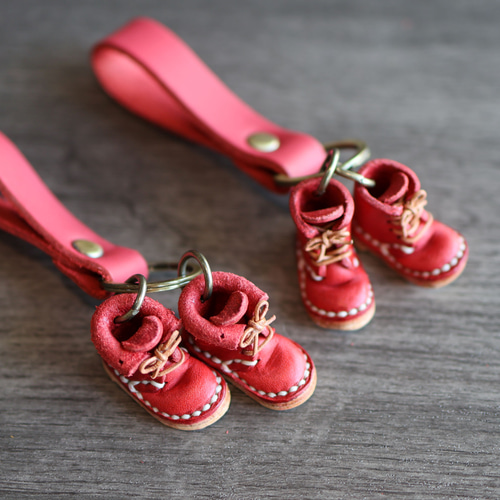 カスタマイズされた彫刻] ハンドメイド ミニ レザー ブーツ シリーズ 2