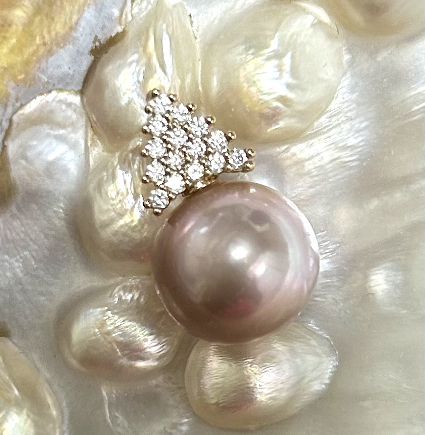 エディソンパールのペンダントトップ