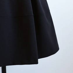 【人気商品です！】ポケット付 ボックスタック 切り替えスカート【ブラック】 8枚目の画像