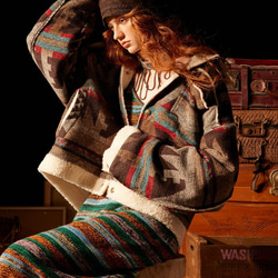 冬のレトロなボヘミア民族風のゆったりとした綿服綿毛レディース*メンズ兼用 23-1143 6枚目の画像